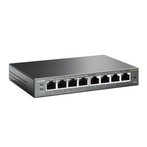 TP-Link TL-SG108PE PoE Easy Smart Switch, 8 Porte Gigabit con 4 Porte PoE, 55 W, Port e Tag VLAN