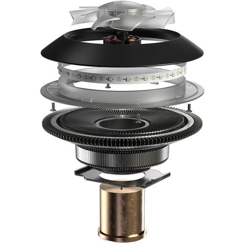Ventola MasterAir G100M, Heat Column, RGB Ring, Low Profile, Wired RGB Controller, 100*25mm, 600~2400 RPM (PWM)