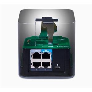 Ubiquiti Networks airCube AC DualBand Power over Ethernet (PoE) Black WLAN access point - WLAN access points (DualBand 300/866 Mbit/s, IEEE 802.11n, 10,100,1000 Mbit/s, CE,. FCC, IC, Micro-USB, 4 dBi)
