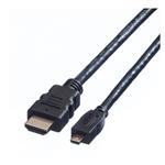 Cavo HDMI High Speed Cable + Ethernet, Ty.A/M-HDMI Ty.D/microH, M/M, 2.0 m