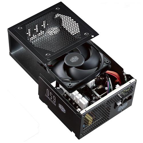 Alimentatore Cooler Master MasterWatt 650W - 80Plus Bronze, Active PFC, Silent 120mm LDB fan, Semi Modulare