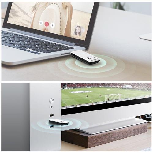 TP-LINK ADATTATORE WIRELESS 300 Mbps WiFi USB MIMO penna Wireless TL-WN821N