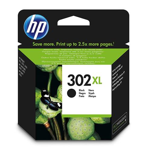 HP 302XL Nero / F6U68AE OfficeJet 3830, 3832