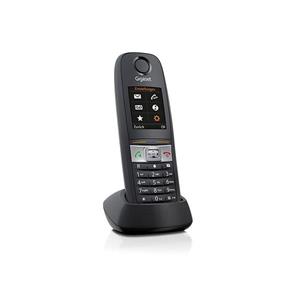 Siemens Gigaset E630HX - Cordless AGGIUNTIVO - Resistente ad Urti, Spruzzi e Polvere, Nero