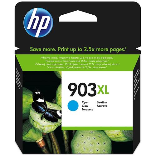 HP 903XL / T6M03AE Inkjet CIANO / getto d'inchiostro Cartuccia originale 903 versione XL