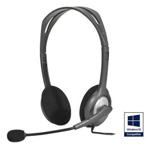 Logitech Stereo Headset H110 Cuffia,Microfono - 2x3,5mm (981-000271)