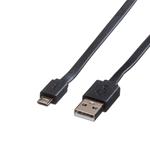 Cavo Micro USB 2.0 1,0mt Black Type USB A/F Micro B/M (11.02.8760)