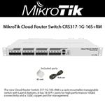 Mikrotik CRS317-1G-16S+RM 16p. SFP+ 2p.Gbps RouterOS/SwitchOS