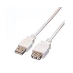 Cavo Prolunga USB 2.0 0,8mt Bianco Type A M/F (11.99.8946-50)