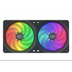 COOLER MASTER MasterFan SF240R ARGB, forma rettangolare con controller incluso