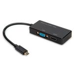 Adattatore da USB TypeC a HDMI(F)-VGA(F) Value Black (12.99.3215-10)