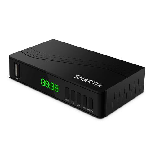 Atlantis Decoder Digitale Terrestre SM20-DH18 - Esterno DVBT2 e DVBT2 HD funzione VIDEOREGISTRATORE, MEDIA PLAYER