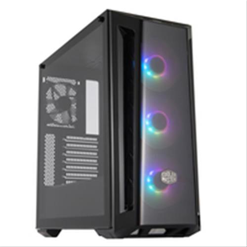 COOLER MASTER Case MasterBox MB520 ARGB, 2USB3,2xCombo 2.5"/3.5" 4x2.5"SSD,incl.controller,3x ARGB Fr.Fans 120mm Rear Fan,Radiator Sup.,NO PSU
