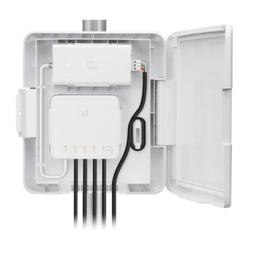 Ubiquiti USW-Flex-Utility Enclosure USW-Flex con Alimentatore POE 60W