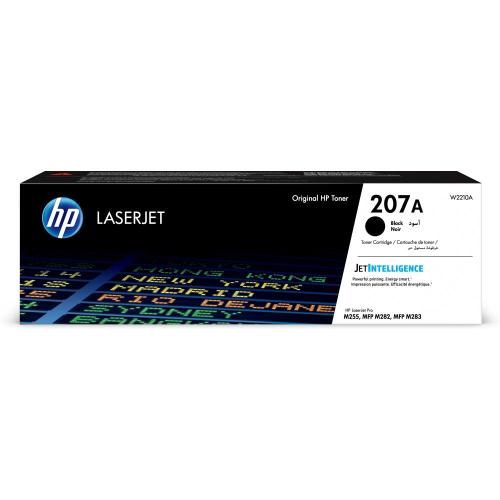 HP Toner N.207A W2210A Nero 1.350pg LaserJet Color Pro M255DW