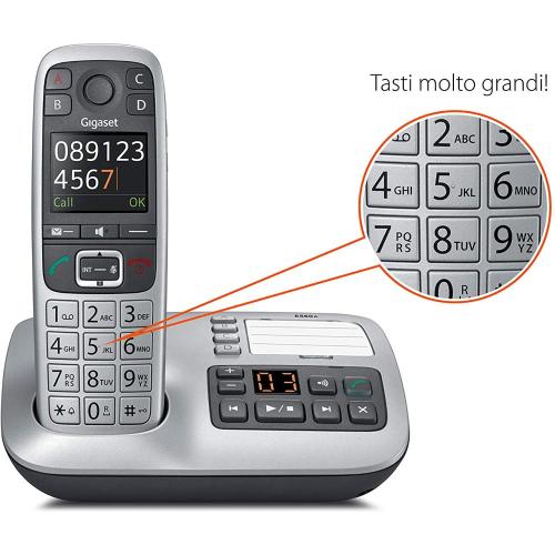 GIGASET E560 DECT BIG BUTTON CON SEGRETERIA