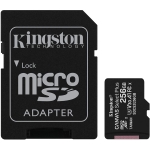 Kingston Micro SD (T-Flash) 256GB Class10 UHS-I 100MB/s + Adapater (SDCS2/128GB)